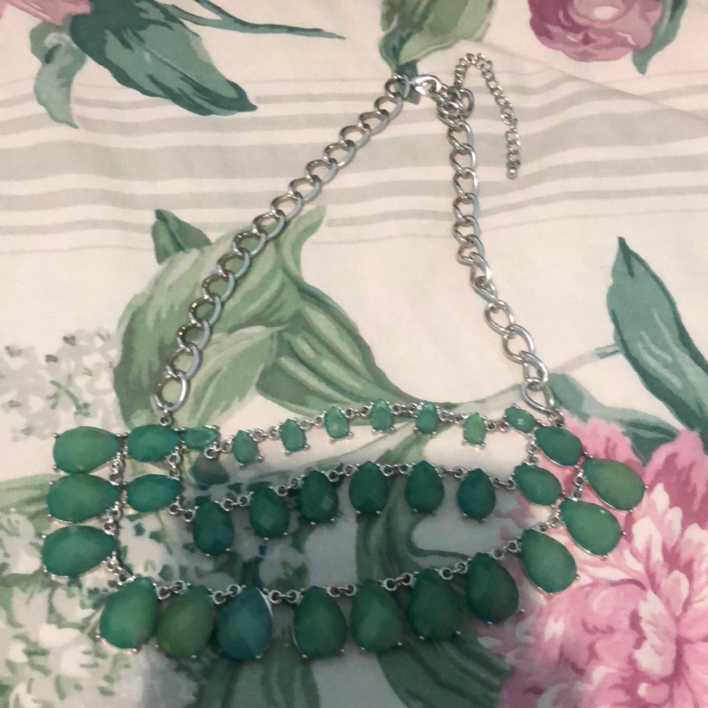 Light green necklace